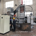 Horisontell maskin av rostfritt stålflisbrikett